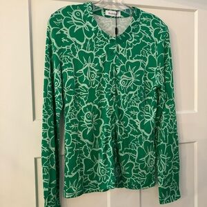 NWT Rodebjer Spring Green Button Up